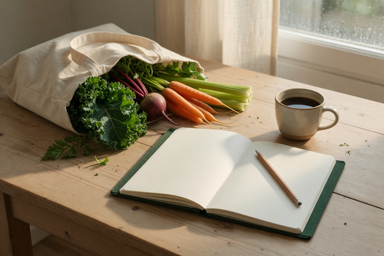 A calm weekly meal-planning ritual